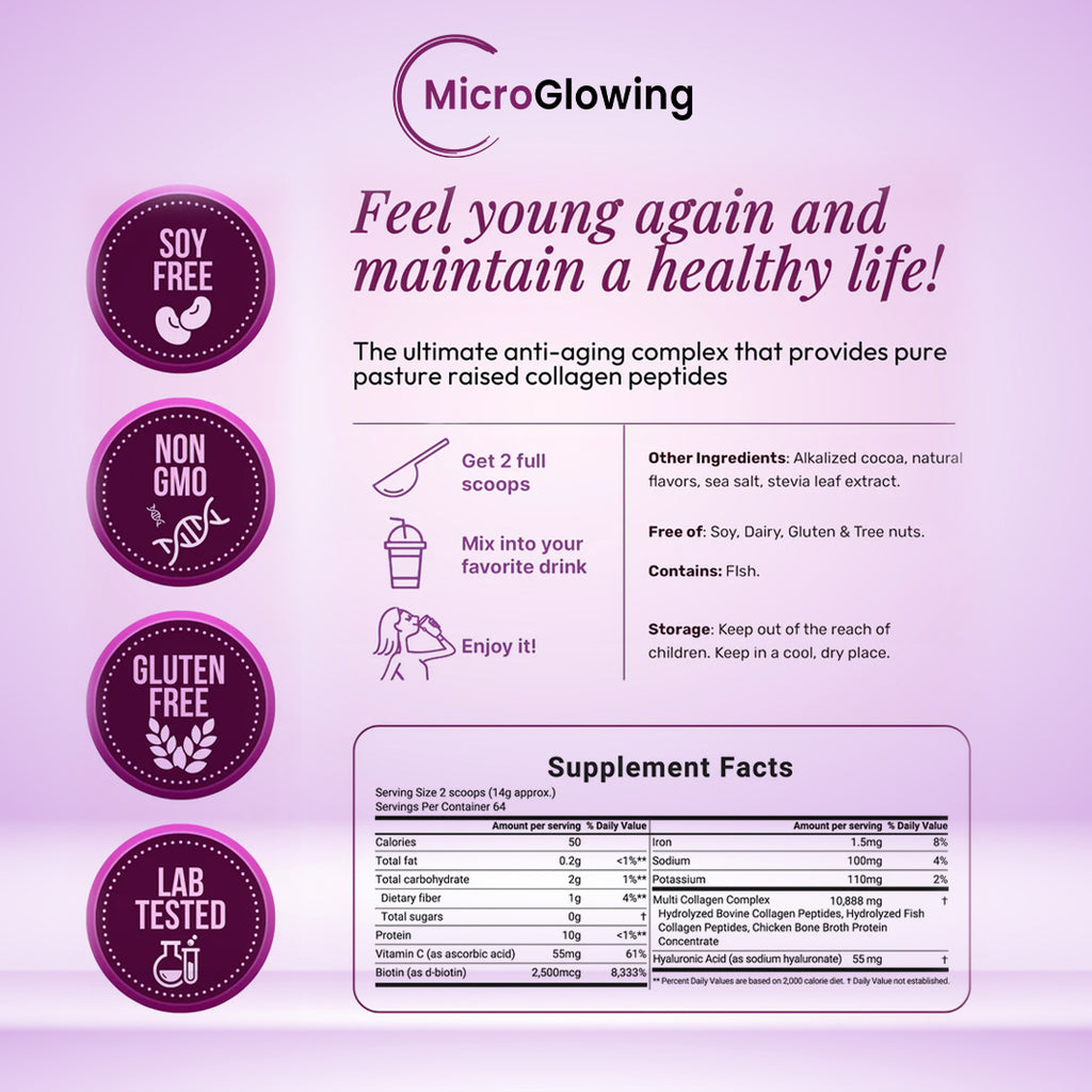 Multi Collagen Peptides - 5 Types in 1