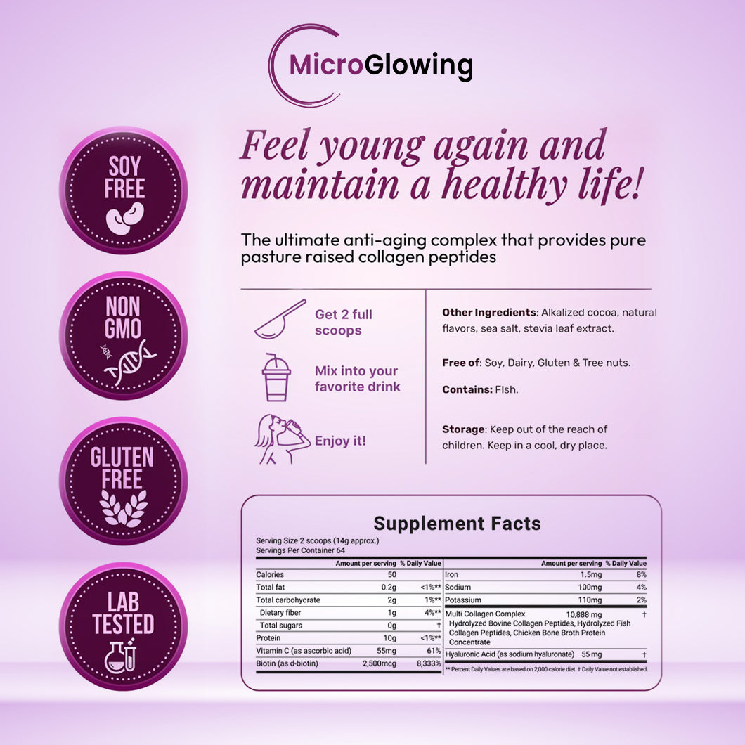 Multi Collagen Peptides - 5 Types in 1